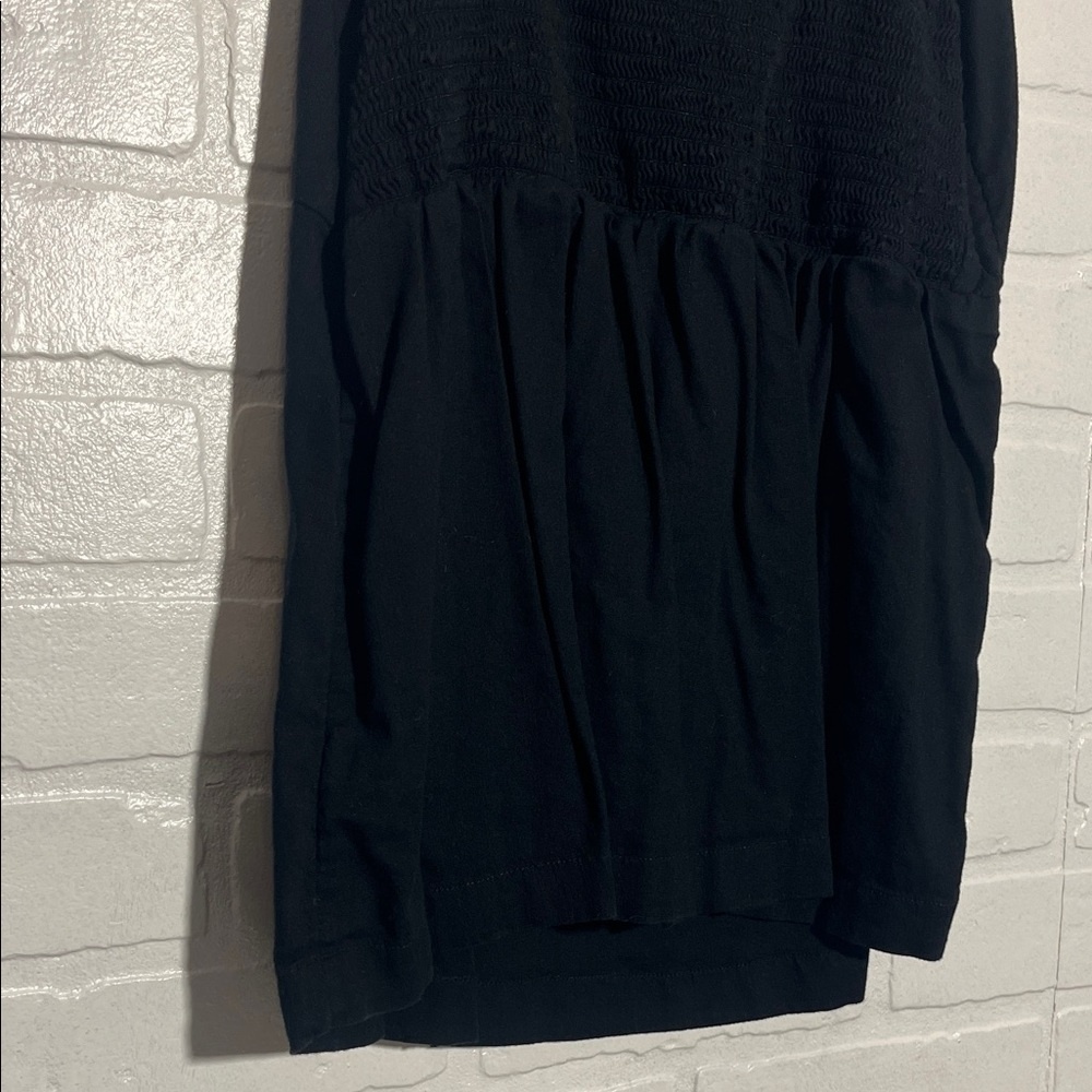 Old Navy Womens Black Spaghetti Strap Tank Top Casual Bow Cotton Blend Medium - Picture 5 of 7